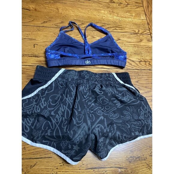 Nike Flex Women's Dri-Fit Athletic Shorts Alo Sports Bra XS - Picture 7 of 7